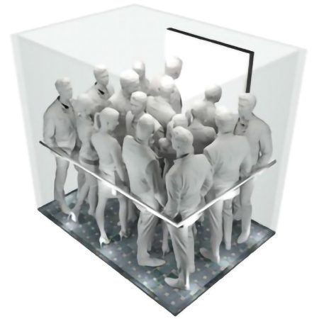 Elevators and Social Distancing