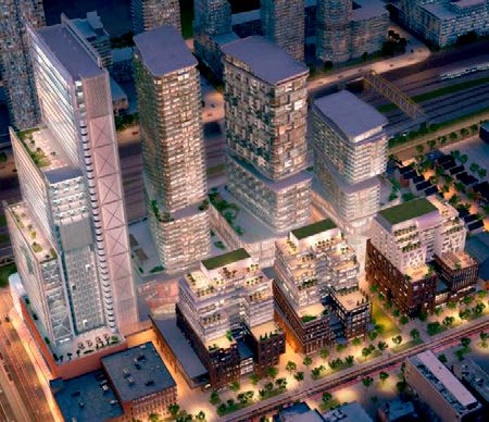 Toronto and Greater Vancouver see high-rise construction progress, a plan and an approval.