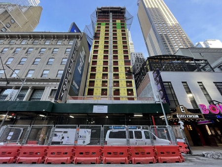 Times Square Marriott SpringHill Hits Halfway Point