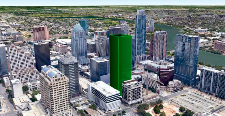 45-Story Apartment Tower Planned in Downtown Austin