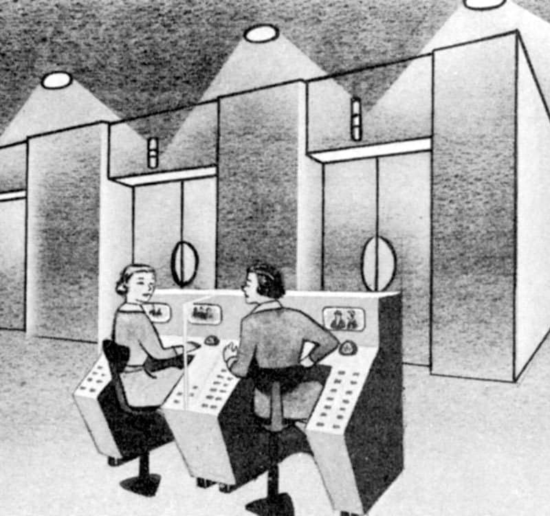 1950s Innovations in Elevator Cab Design