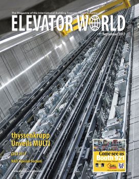 Elevator World | September 2017 Cover