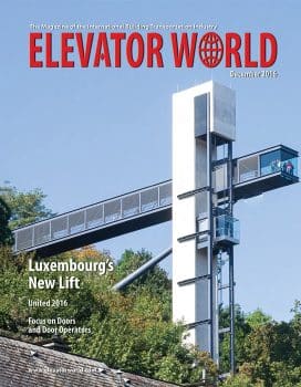 Elevator World | December 2016 Cover