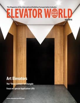 Elevator World | July 2016 Cover