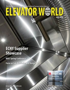 Elevator World | June 2016 Cover