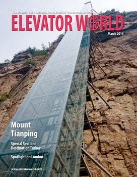 Elevator World | March 2016 Cover