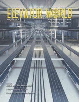 Elevator World | August 2013 Cover