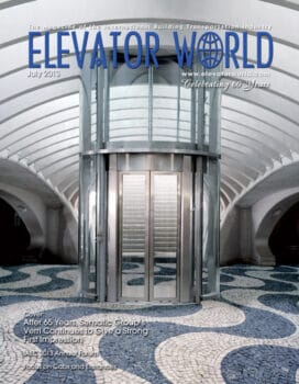 Elevator World | July 2013 Cover