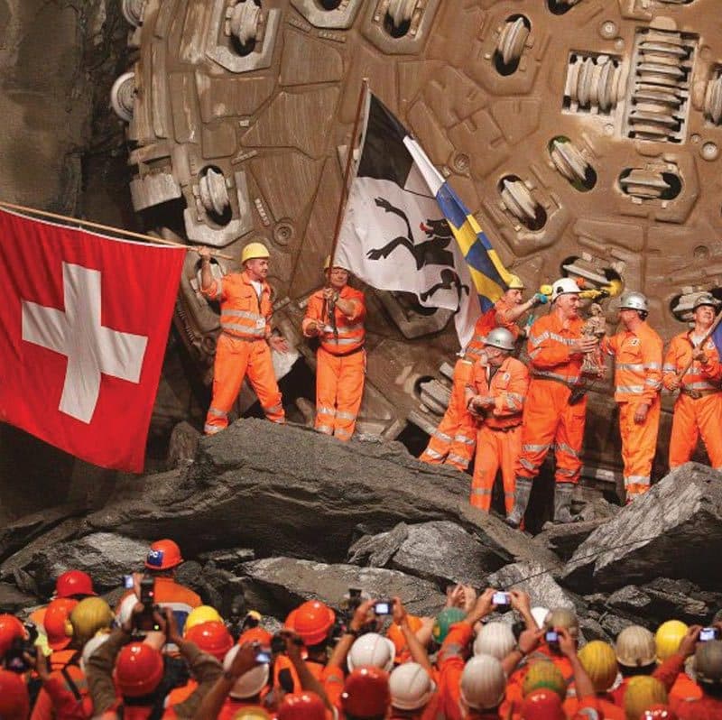 Gotthard Tunnel Celebration