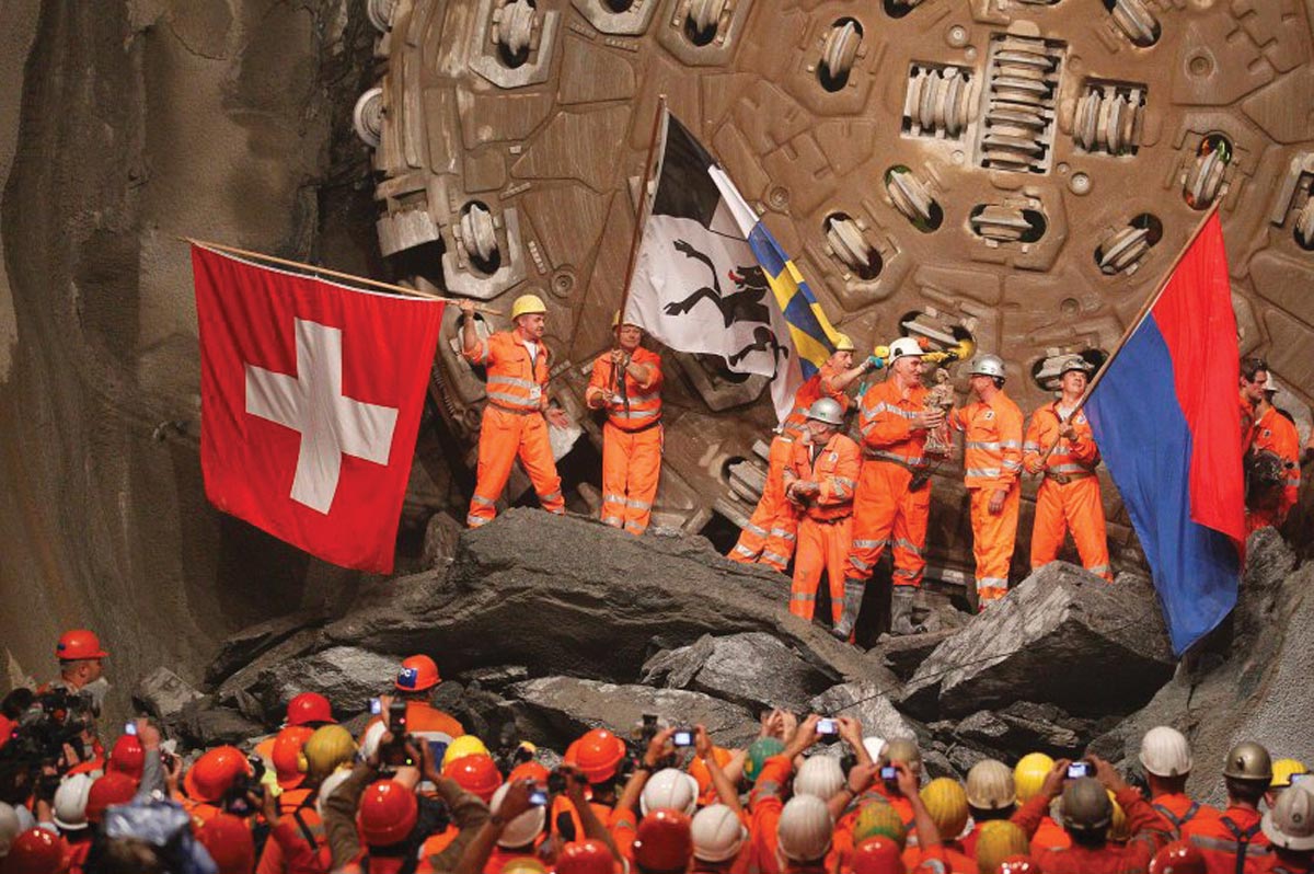 Gotthard Tunnel Celebration