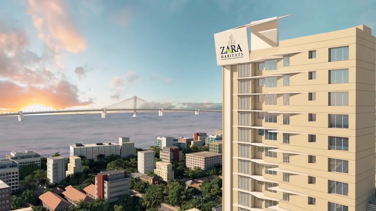 Rendering of a high-rise view