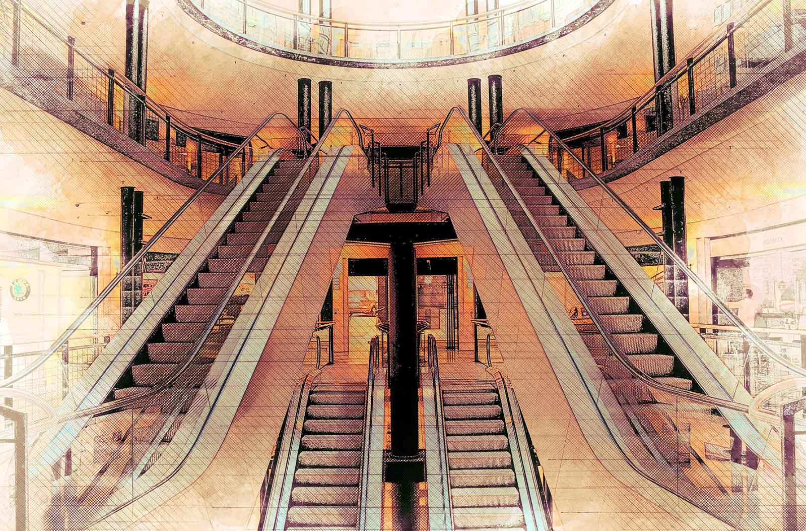 Eventos clave de escaleras mecánicas y algunos problemas