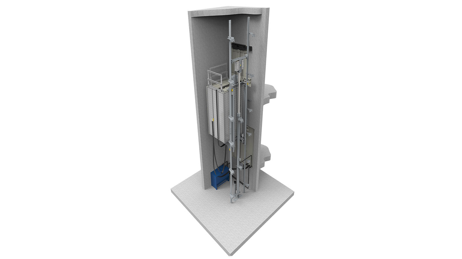 Noise sources, causes, and types of traction elevators.