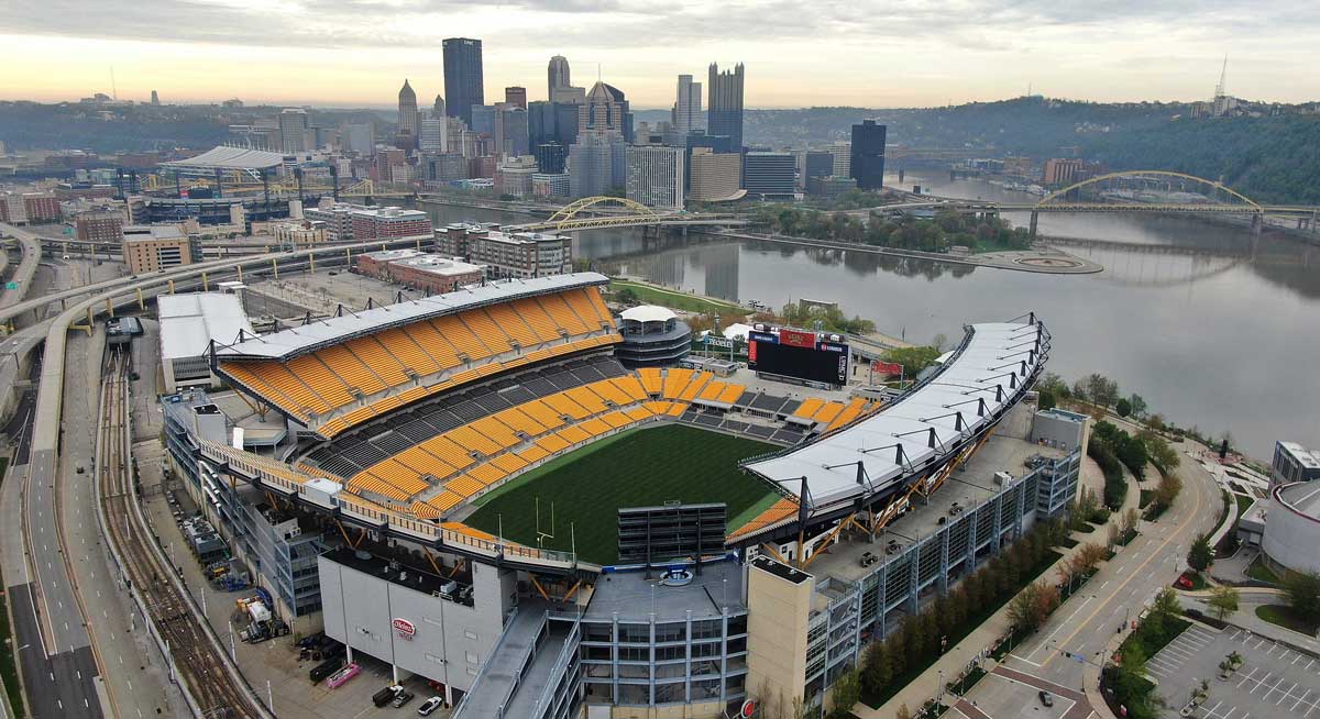 Heinz Field acrisure Stadium in Pittsburgh Print 