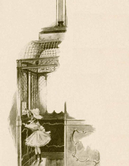 Illustration: Electric Elevators for Residences