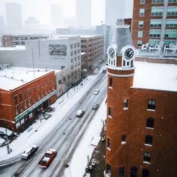 3- Snowy Murphy Elevator Aerial Shot
