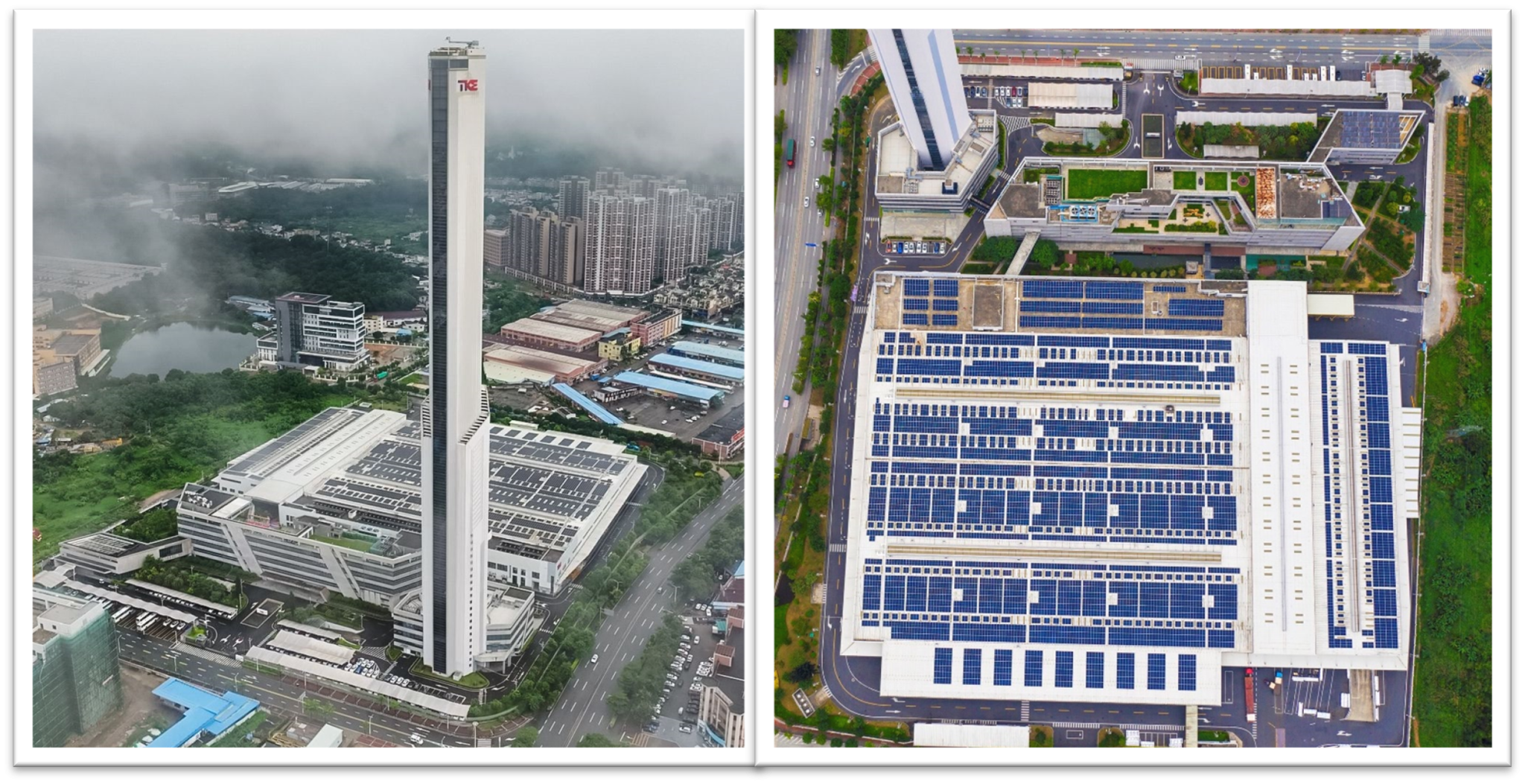 El sistema de paneles solares en China marca un hito ESG de TKE