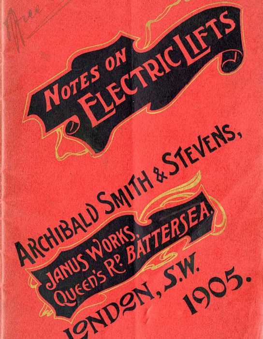 1927 Smith, Major & Stevens Specification & Tender (Part 1)