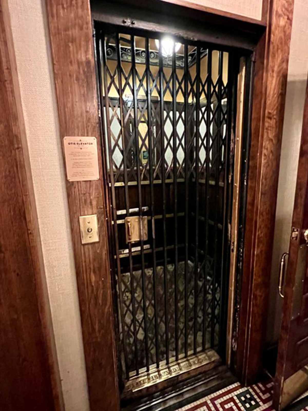 Historic Lift at Hotel Boulderado Historic Lift at Hotel Boulderado