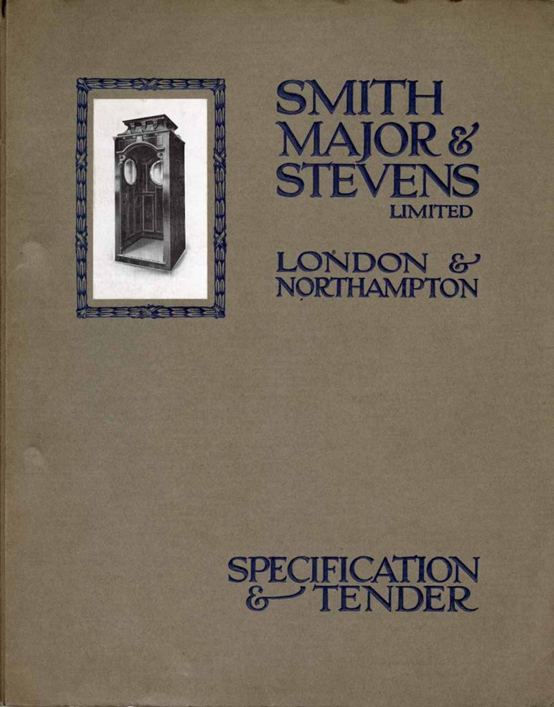 1927 Smith, Major and Stevens Specification & Tender (Part 2) - Figure 1
