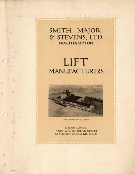 1927 Smith, Major and Stevens Specification & Tender (Part 2) - Figure 3