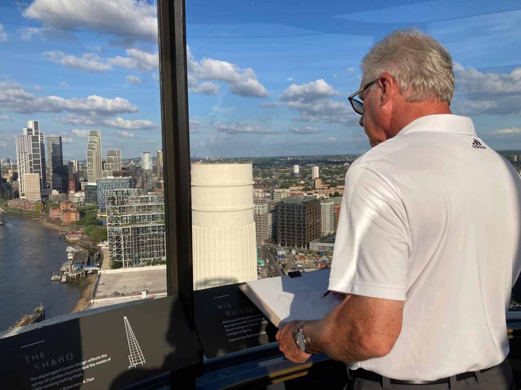 Skyline and Sketching - Checking the perspectives