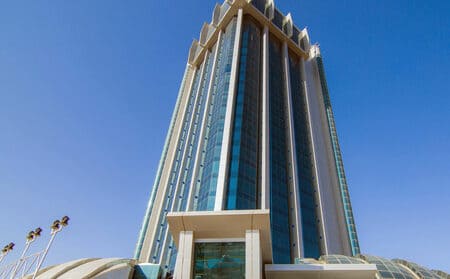 National Telecommunications Corp. tower; photo courtesy of Telecommunications and Post Regulatory AuthorityAfrican