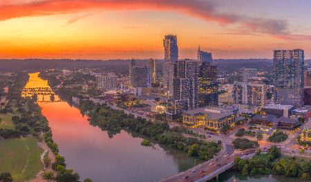 752 Austin sunset; photo by Christopher Sherman for Visit Austin