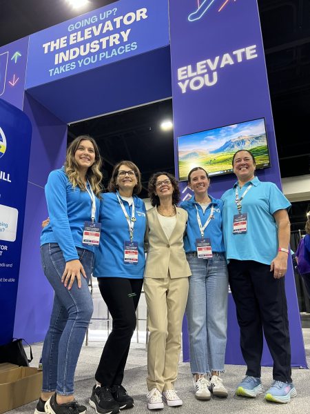 The NEII team with Chelle Travis, SkillsUSA executive director (center