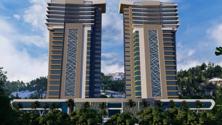 Artist's impression of Tanzania Twin Towers in Nairobi; image courtesy of Tanzania Ministry of Foreign Affairs