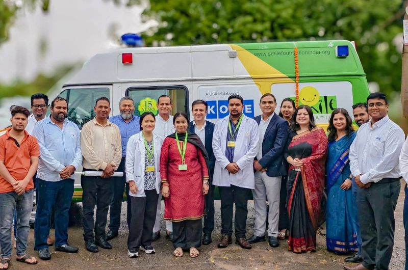 KONE AND PARTNERS LAUNCH SMILE ON WHEELS PROJECT IN INDIA Image via The CSR Universe