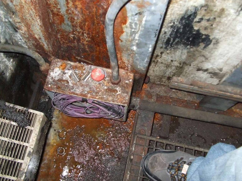 Corrosione nelle attrezzature di trasporto verticale