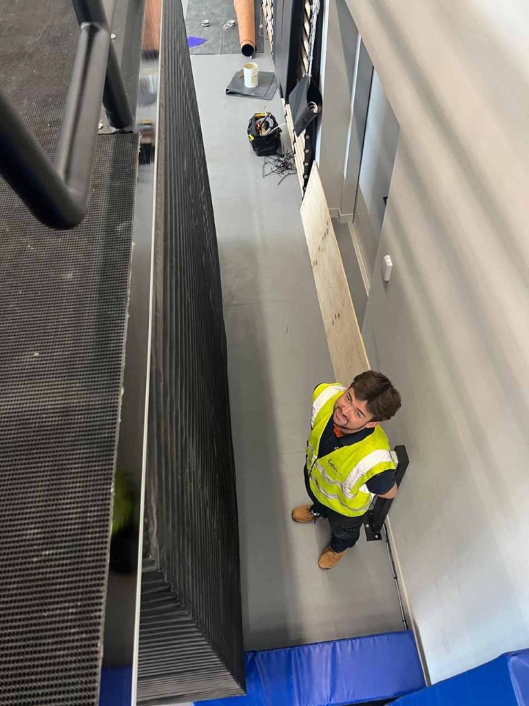 Piattaforma elevatrice per tuffi alle Olimpiadi di Parigi