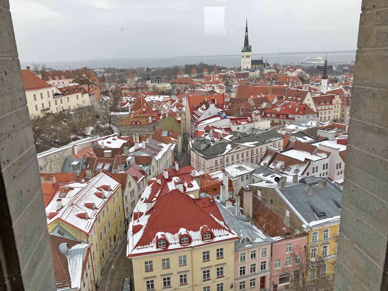 Vistas de Tallin desde el skydeck