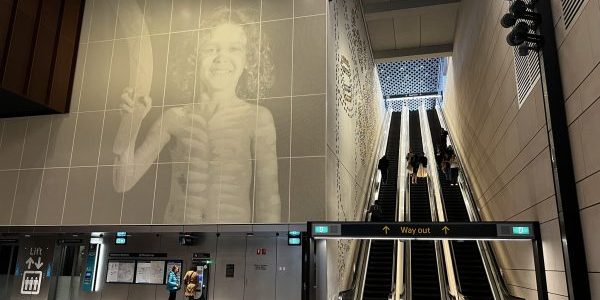 Waterloo Station on the new Sydney Metro City Line; image courtesy of TKE