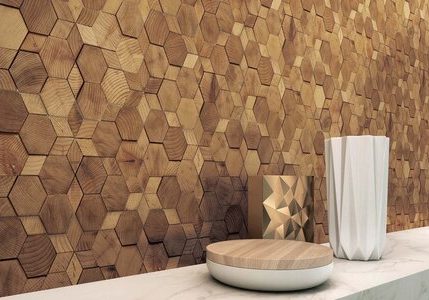Cork floor and wall covering; image courtesy of Cork Panels