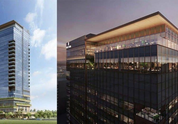 Hotel di lusso a 20 piani progettato vicino al castello di Osaka in Giappone