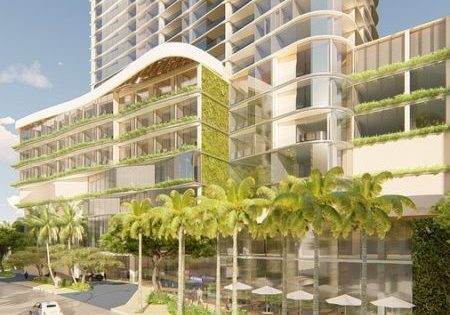 Rendering of the Hilton Hawaiian Village addition; image courtesy of Hilton
