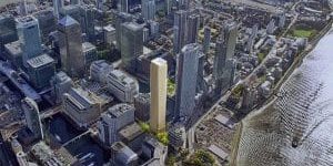 55-Story Residential Tower Plans in London’s Canary Wharf