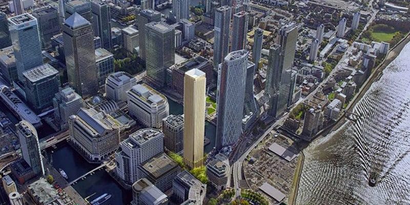 55-Story Residential Tower Plans in London’s Canary Wharf