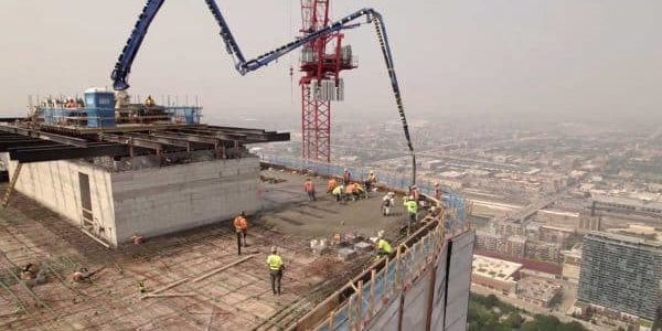 73-Story 1000M With Otis Elevators Tops Out in Chicago
