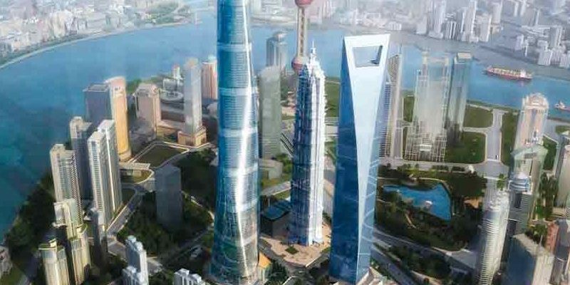 La torre de Shanghai más rápida de un nuevo mundo