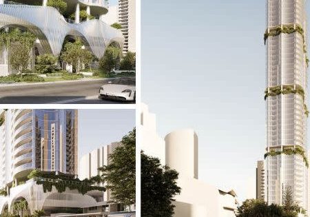 Different view of the tower plan; images via The Urban Developer