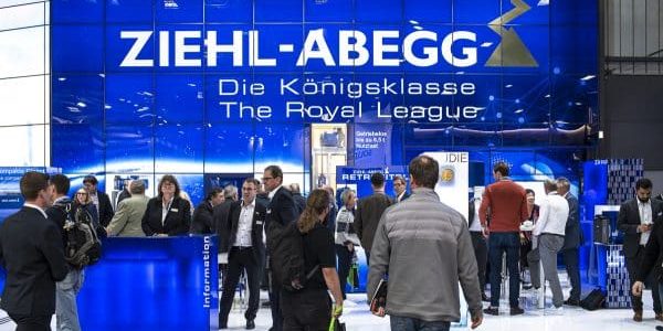 The Zeihl-Abegg stand at a past interlift; image courtesy of AFAG Messen und Ausstellungen GmbH