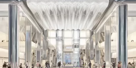 The new Midtown Bus Terminal will feature a multistory atrium; image courtesy of PANYNJ.