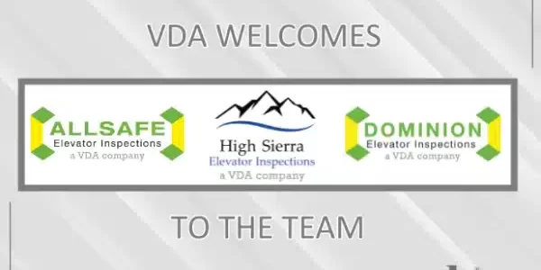 ALLSAFE ELEVATOR INSPECTIONS JOINS VDA, INC