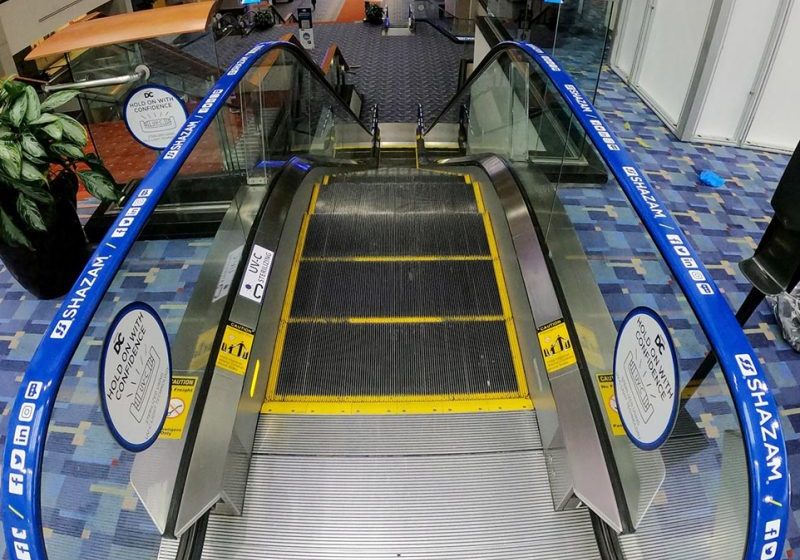 Ad Rail USA Escalator Handrail Media For GAC Conference