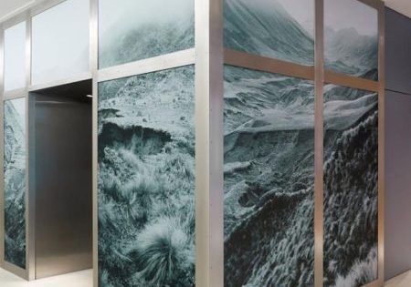 Art Installation Transforms Elevator Encasement in NYC