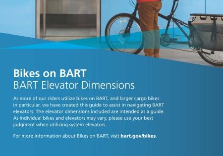 BART Creates Elevator Dimension Guide for Bike Enthusiasts