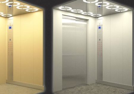  Examples of Mogilevliftmash machine-room-less elevators; images courtesy of Mogilevliftmash